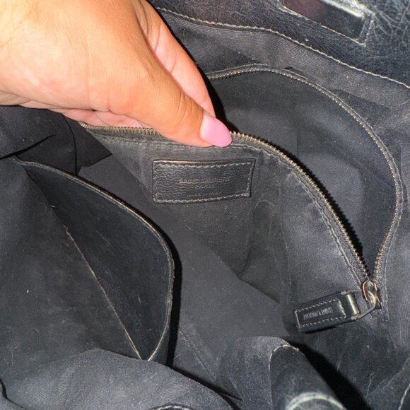 Saint Laurent Niki Black Leather Shoulder Bag | YSL Bag | Designer - Picture 3 of 7